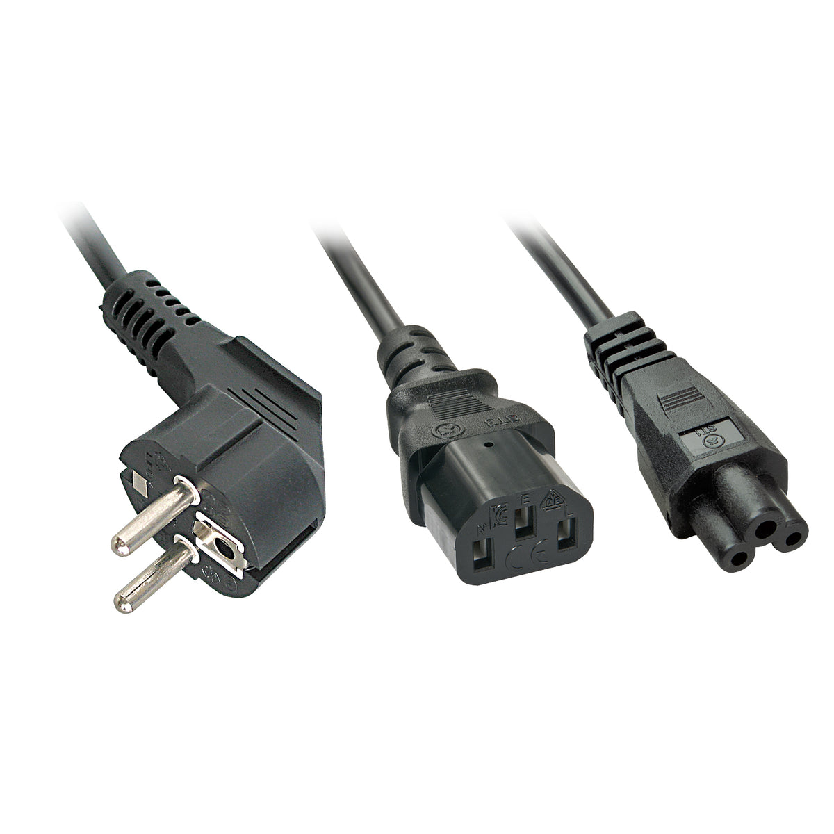 Lindy 30047 Stromkabel Schwarz C13-Koppler C5-Koppler