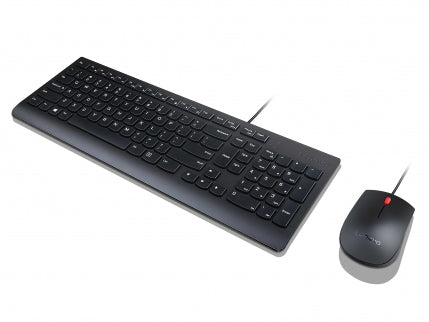 Lenovo 4X30L79897 Keyboard and Mouse Included Universal USB QWERTZ German Black