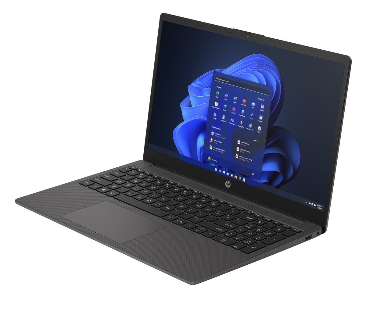 HP 250 G10 Intel® Core™ i5 i5-1334U Laptop 39,6 cm (15.6") Full HD 16 GB DDR4-SDRAM 512 GB SSD Wi-Fi 6 (802.11ax) FreeDOS Schwarz, Grau