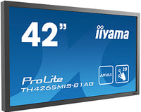 iiyama ProLite TH4265MIS-B1AG Computerbildschirm 106,7 cm (42") 1920 x 1080 Pixel Full HD LED Touchscreen Schwarz