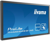 iiyama ProLite TH4265MIS-B1AG Computerbildschirm 106,7 cm (42") 1920 x 1080 Pixel Full HD LED Touchscreen Schwarz
