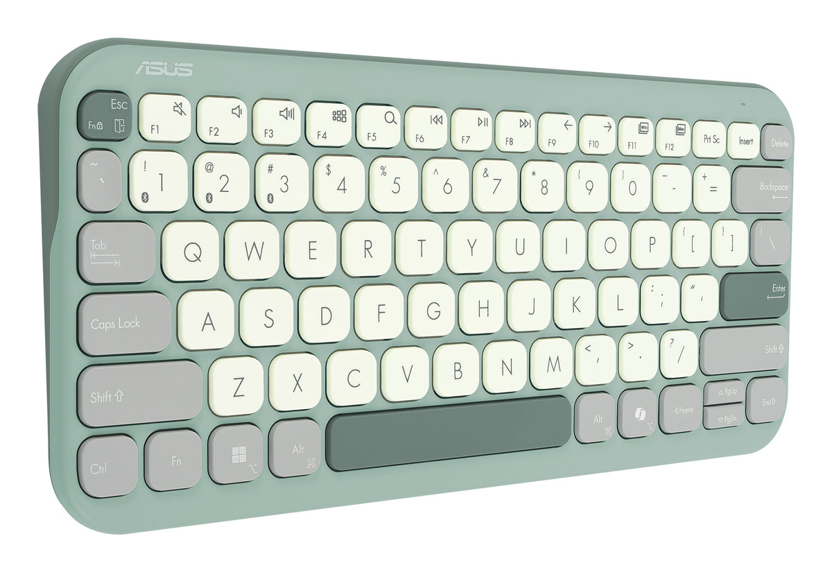 ASUS Marshmallow Keyboard KW100 Tastatur Haus Bluetooth QWERTZ Deutsch Grün