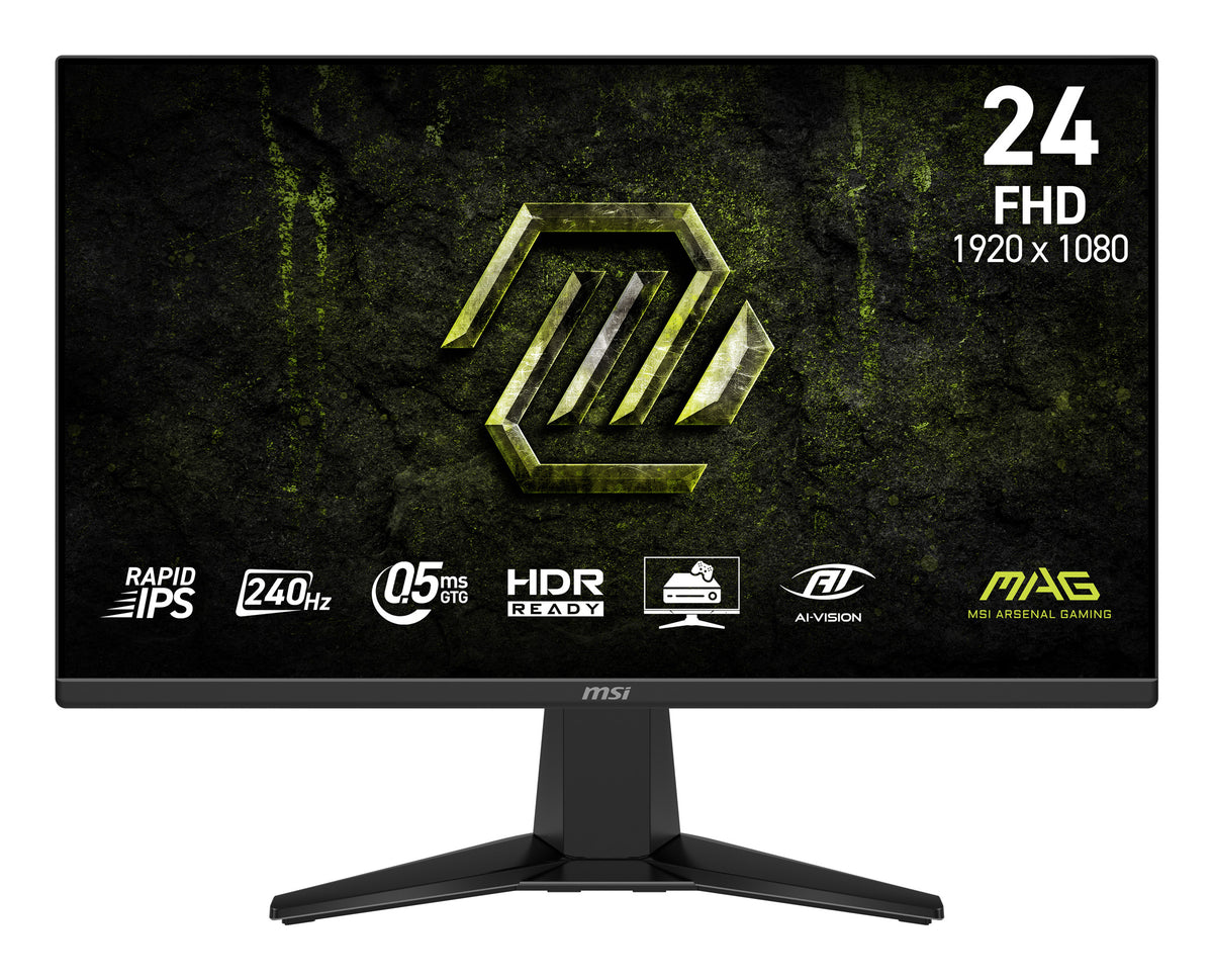 MSI MAG 245F X24 Computerbildschirm 60,5 cm (23.8") 1920 x 1080 Pixel Full HD LCD Schwarz