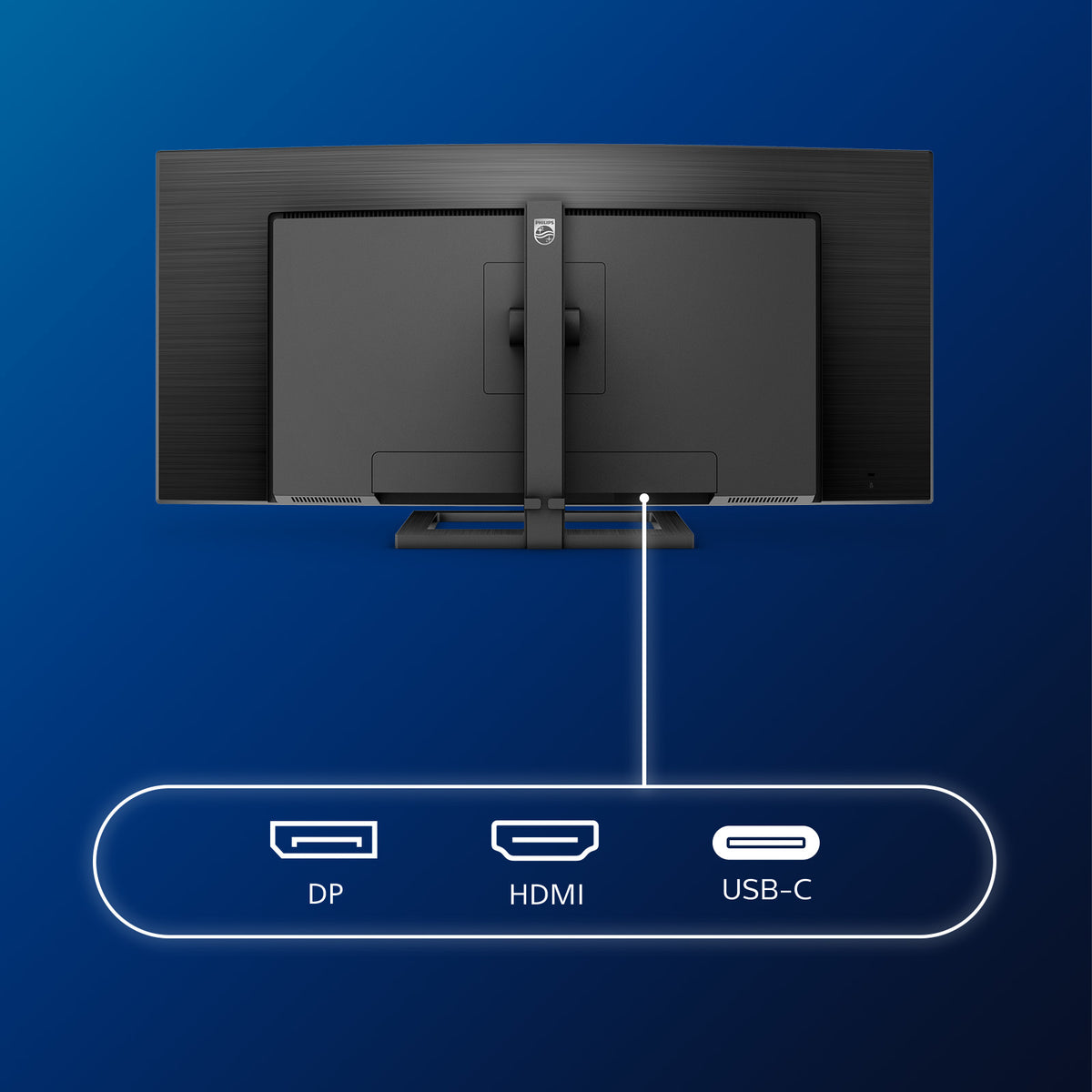 Philips E Line 346E2CUAE/00 Computerbildschirm 86,4 cm (34") 3440 x 1440 Pixel Wide Quad HD+ LCD Schwarz