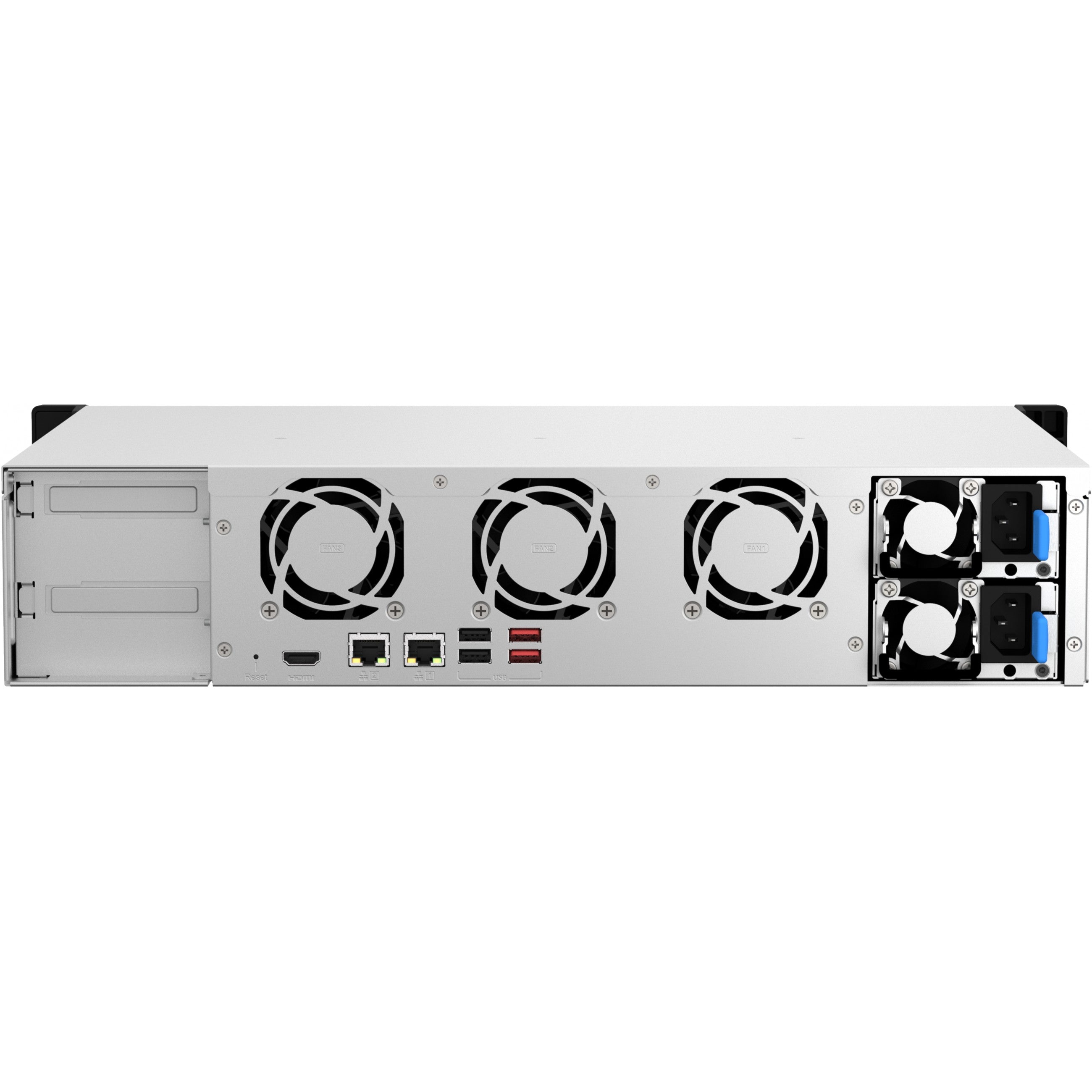 QNAP TS-864eU-RP-8G 2U 8-bay short depth 30.48cm 12Zoll rackmount NAS Intel Celeron N5095 quad-core 8GB 8x3.5/2.5 SATA 2x300W r PSU