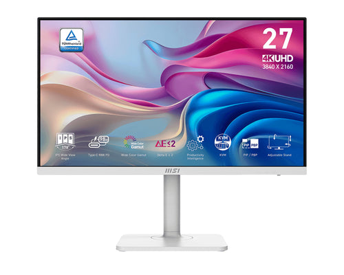 MSI Modern MD272UPHW Computerbildschirm 68,6 cm (27") 3840 x 2160 Pixel 4K Ultra HD Schwarz
