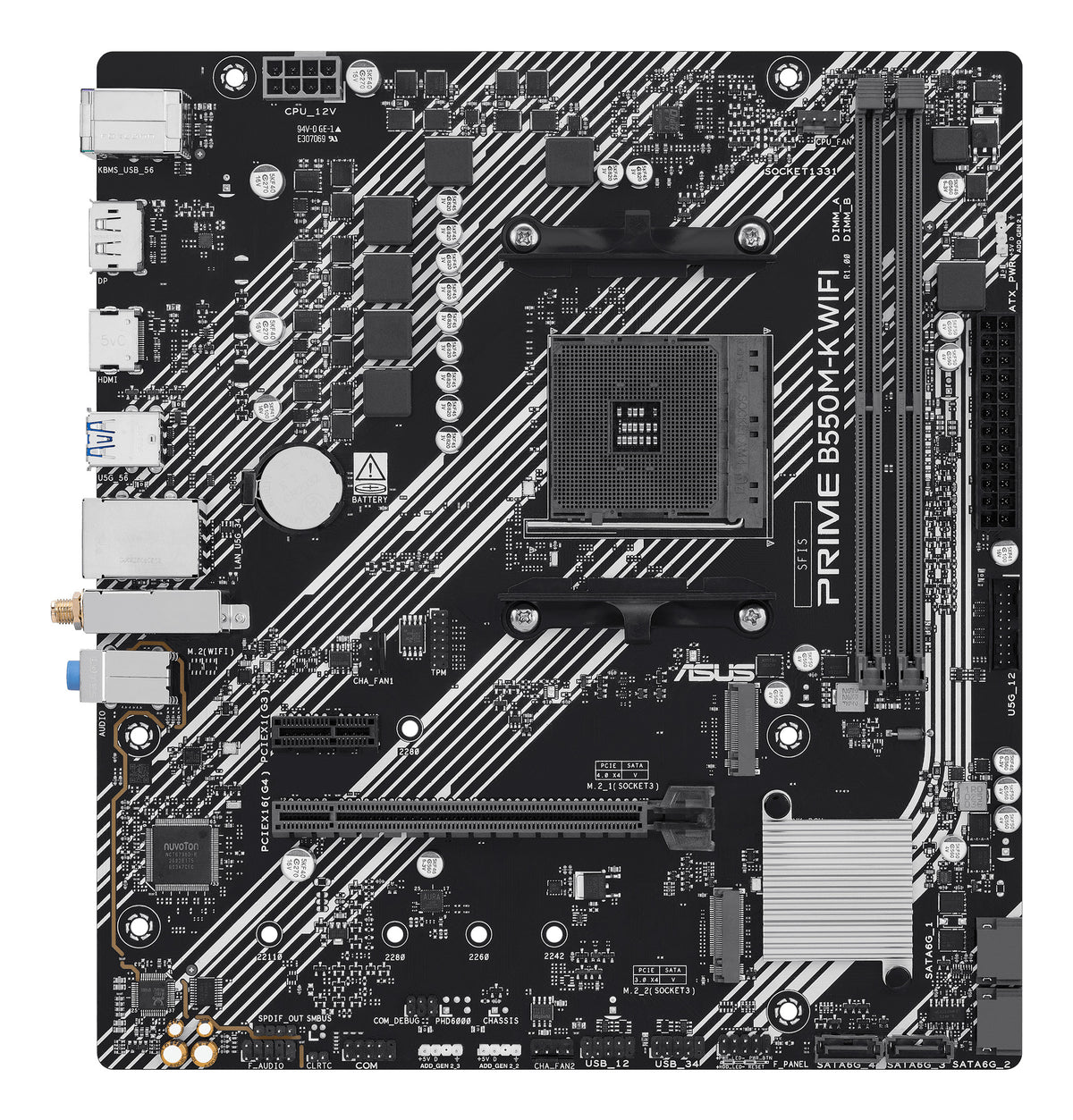 ASUS PRIME B550M-K WIFI AMD B550 Sockel AM4 micro ATX