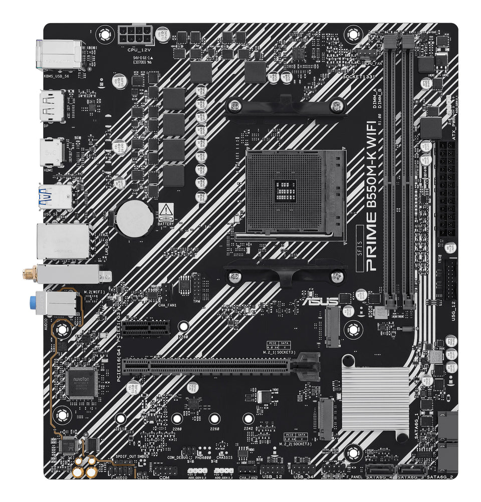 ASUS PRIME B550M-K WIFI AMD B550 Sockel AM4 micro ATX