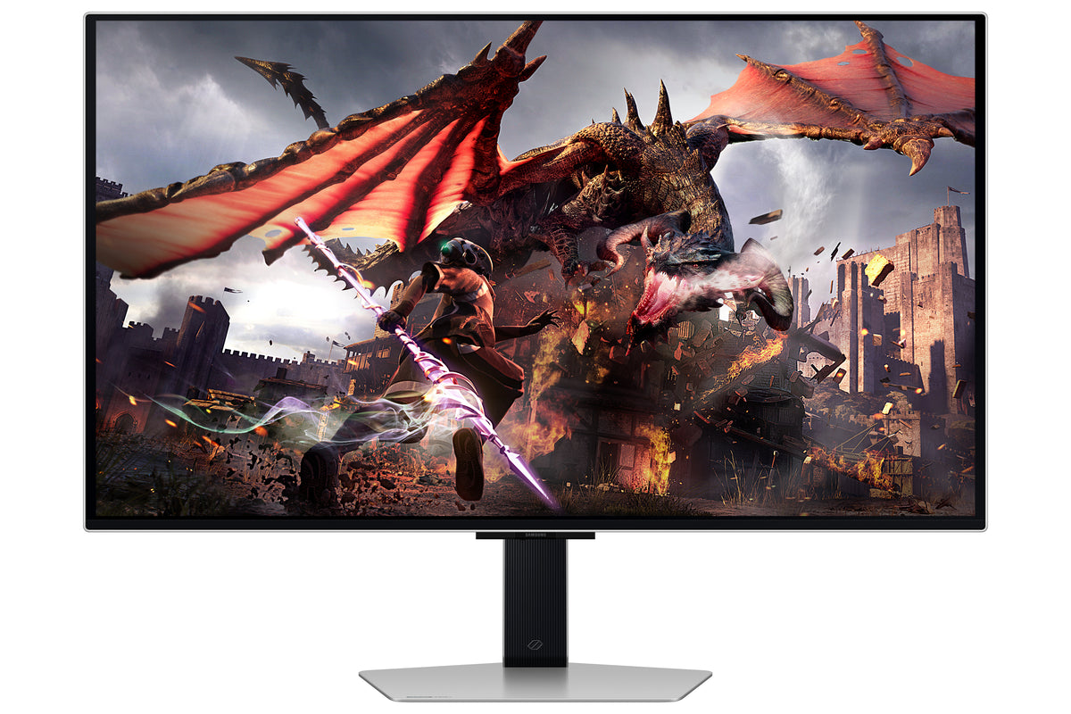Samsung G80SD Computerbildschirm 81,3 cm (32") 3840 x 2160 Pixel 4K Ultra HD OLED Silber