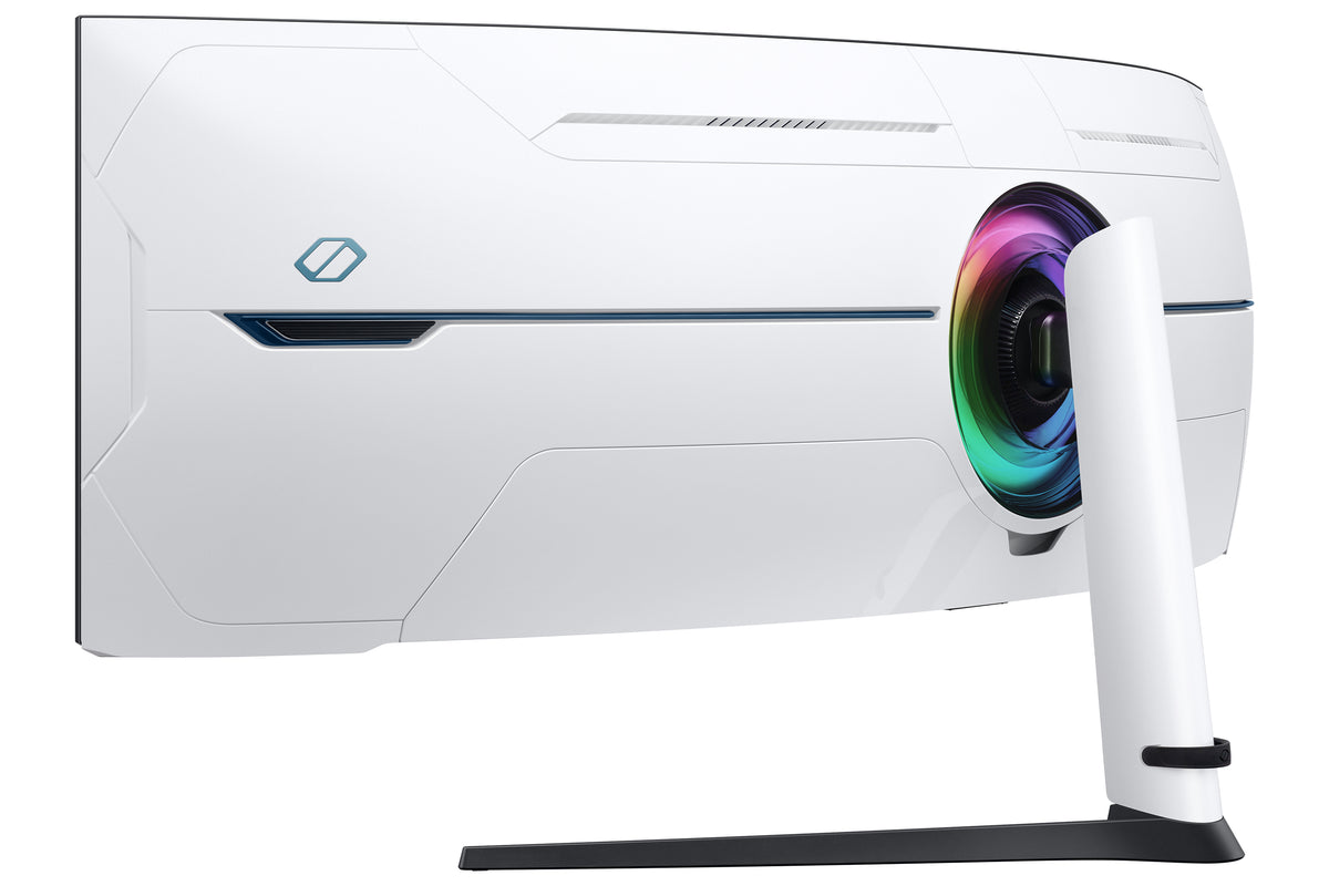 Samsung G95NC Computerbildschirm 144,8 cm (57") 7680 x 2160 Pixel Dual UHD QLED Weiß