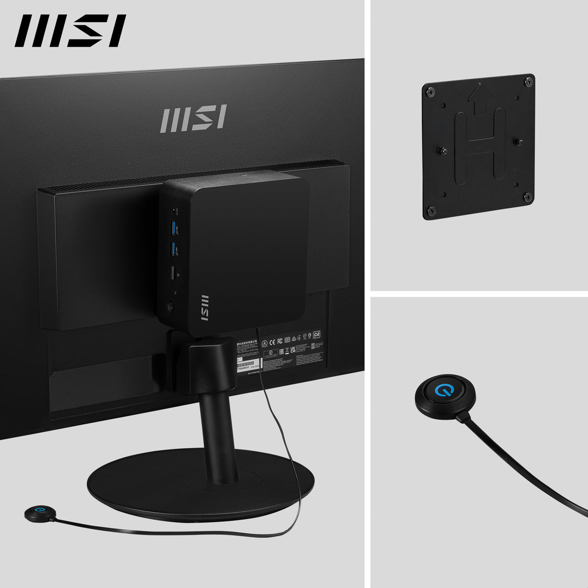 MSI Cubi NUC 1MG-014BEU Mini PC Schwarz 100U Intel SoC