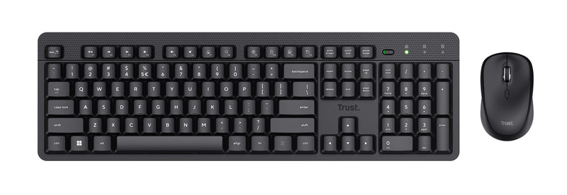 Trust Ody II Tastatur Maus enthalten Büro RF Wireless QWERTZ Deutsch Schwarz