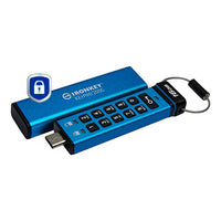 Kingston Technology IronKey 16GB USB-C Keypad 200C, FIPS 140-3 Lvl 3 AES256