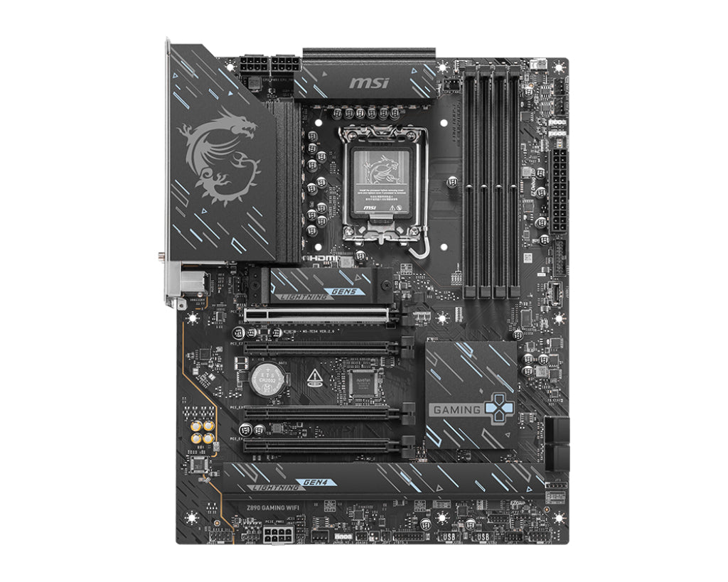 MSI Z890 GAMING WIFI Motherboard Intel Z890 LGA 1851 (Socket V1) ATX