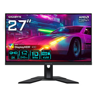 GIGABYTE M27Q X 27" QHD Gaming Monitor - 2560 x 1440, 240Hz, 1ms, 250 cd/m², FreeSync Premium, Display HDR400, HDMI 2.0, DisplayPort 1.4