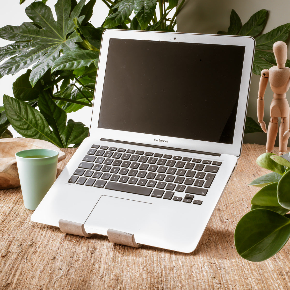 R-Go Tools Laptop- und Tablet-Ständer R-Go Treepod, ergonomisch und modular, verstellbar, biobasiert