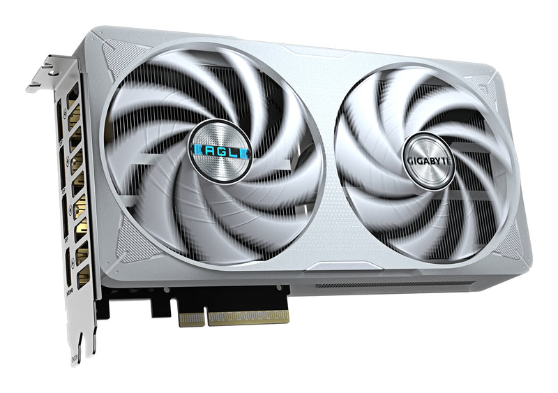 GIGABYTE GeForce RTX 5060 Ti EAGLE OC ICE 8G Grafikkarte – 8 GB GDDR7, 128 Bit, PCI-E 5.0, 2617 MHz Kernfrequenz, 3 x DisplayPort, 1 x HDMI, GV-N506TEAGLEOC ICE-8GD