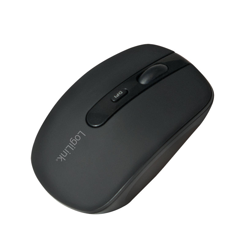 LogiLink ID0078A Mouse Office Ambidextrous Bluetooth Optical 1600 DPI