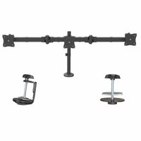 StarTech.com 3 Monitor Schreibtischhalterung - Ergonomischer VESA Monitorarm für 3 Monitore bis zu 27" - Gelenkig, höhenverstellbar - Neig/Schwenk/Drehfunktion - Schreibtischklemme/Tülle