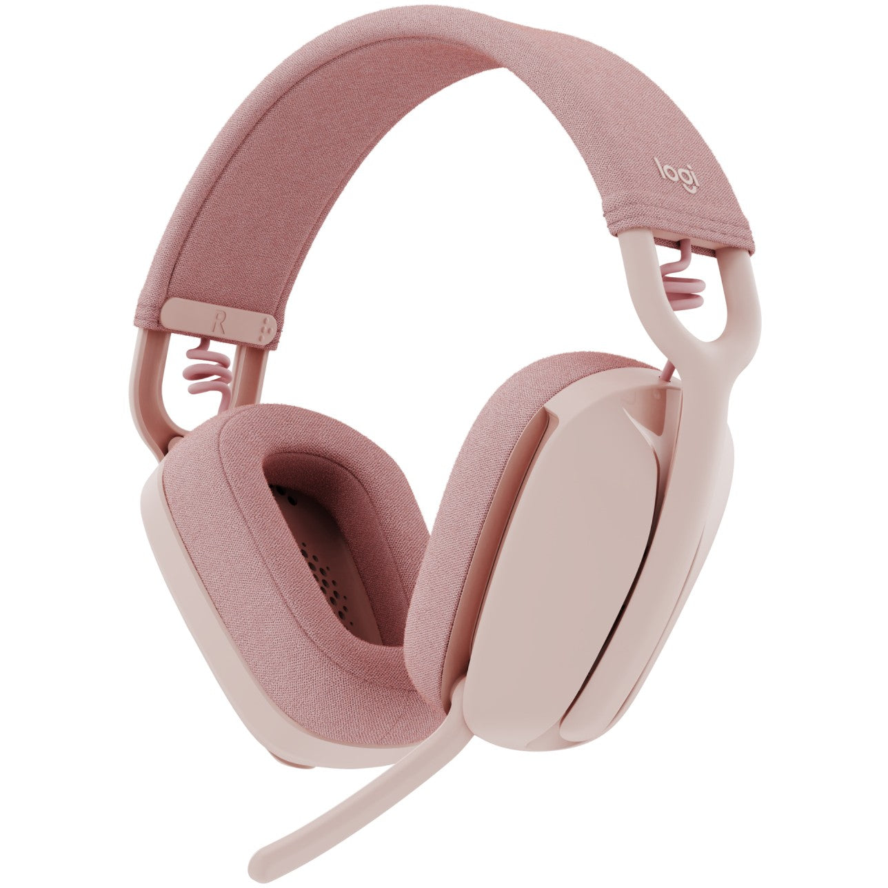 Logitech Zone Vibe 100 Headset full size Bluetooth wireless rose