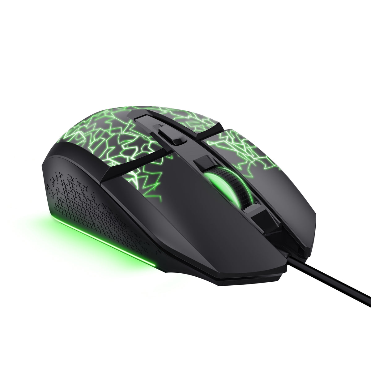 Trust GXT 113 Felox Maus Gaming rechts USB Typ-A Optisch 6400 DPI