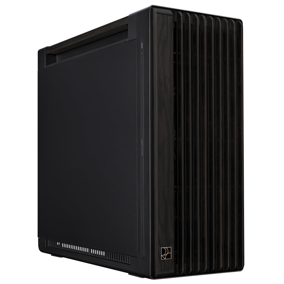 ASUS ProArt PA602 Wood Edition – Midi Tower con pannello in metallo nero