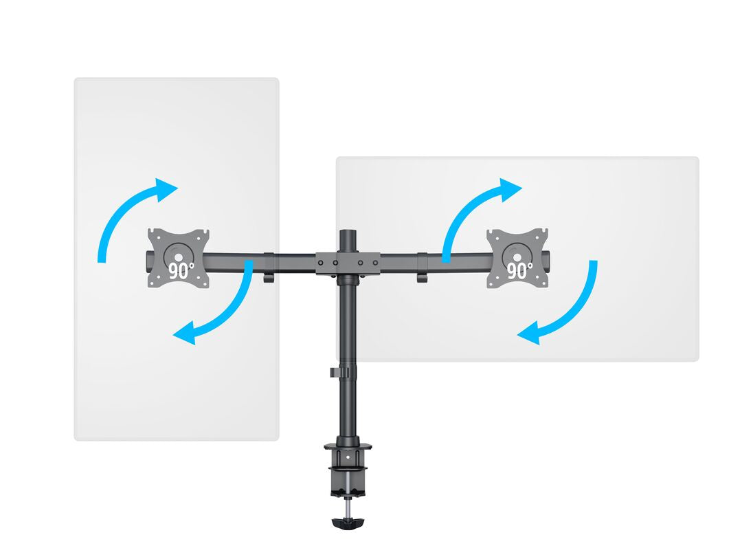 Multibrackets 3309 Flachbildschirm-Tischhalterung 68,6 cm (27") Tisch/Bank Schwarz