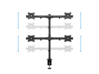 Multibrackets 3316 Flachbildschirm-Tischhalterung 68,6 cm (27") Tisch/Bank Schwarz