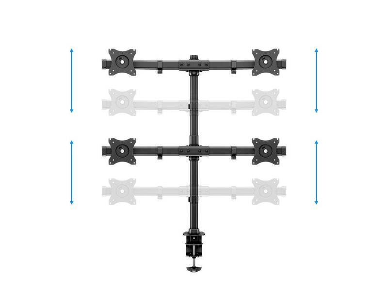 Multibrackets 3316 Flachbildschirm-Tischhalterung 68,6 cm (27") Tisch/Bank Schwarz