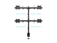 Multibrackets 3316 Flachbildschirm-Tischhalterung 68,6 cm (27") Tisch/Bank Schwarz