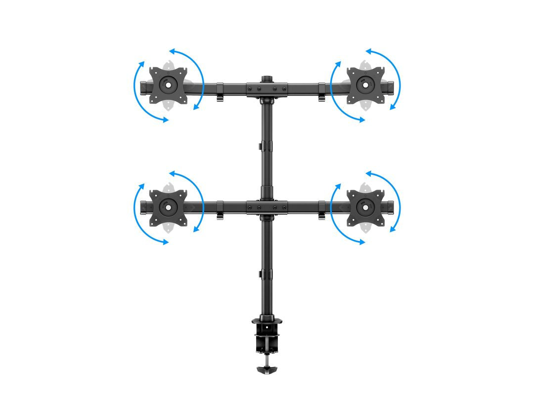 Multibrackets 3316 Flachbildschirm-Tischhalterung 68,6 cm (27") Tisch/Bank Schwarz