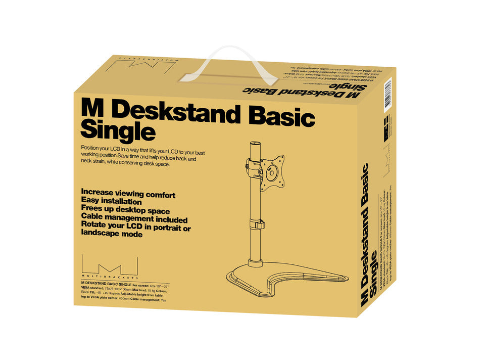 Multibrackets 3323 Flachbildschirm-Tischhalterung 68,6 cm (27") Tisch/Bank Schwarz
