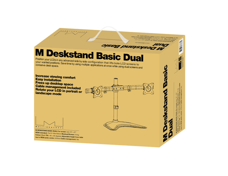 Multibrackets 3330 Flachbildschirm-Tischhalterung 68,6 cm (27") Tisch/Bank Schwarz