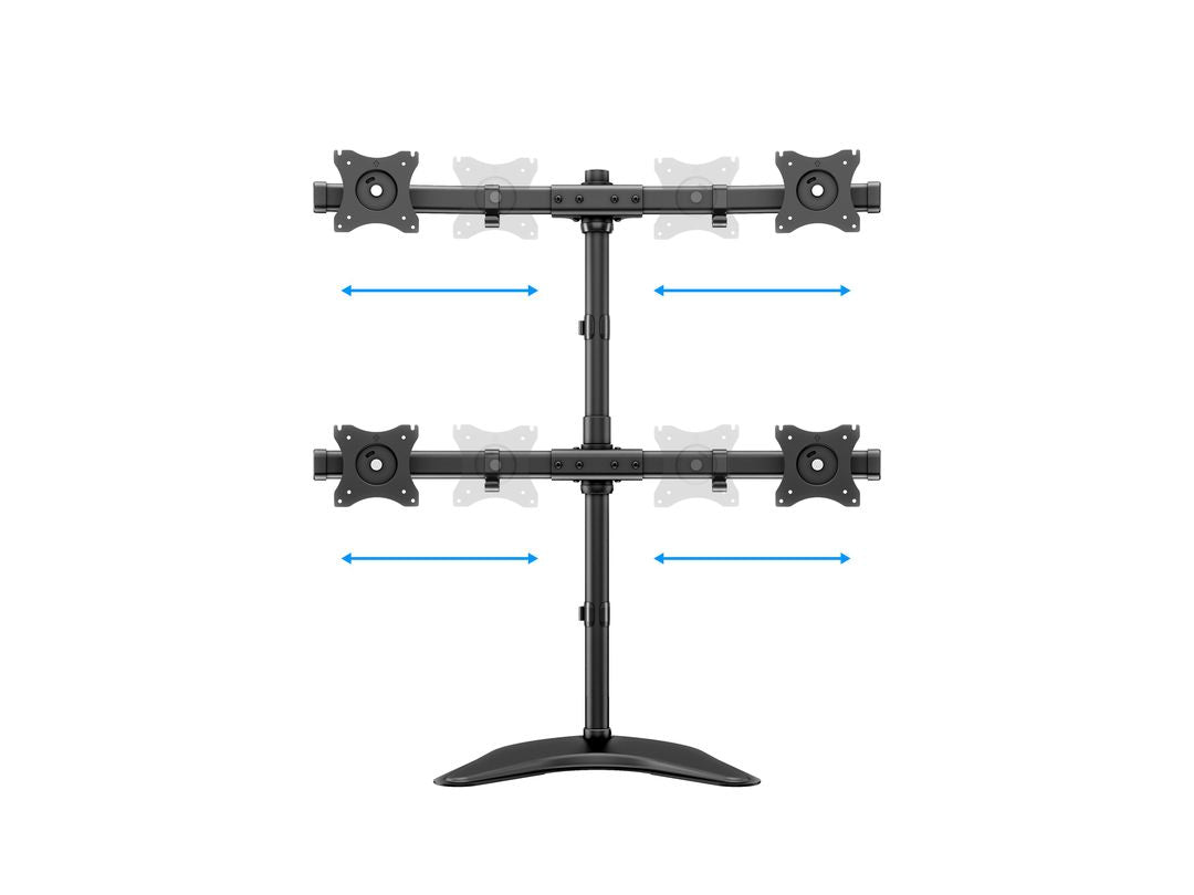 Multibrackets 3347 Flachbildschirm-Tischhalterung 68,6 cm (27") Tisch/Bank Schwarz