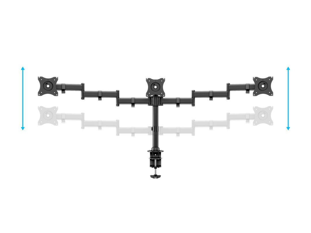 Multibrackets 3385 Flachbildschirm-Tischhalterung 68,6 cm (27") Tisch/Bank Schwarz