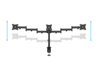Multibrackets 3385 Flachbildschirm-Tischhalterung 68,6 cm (27") Tisch/Bank Schwarz