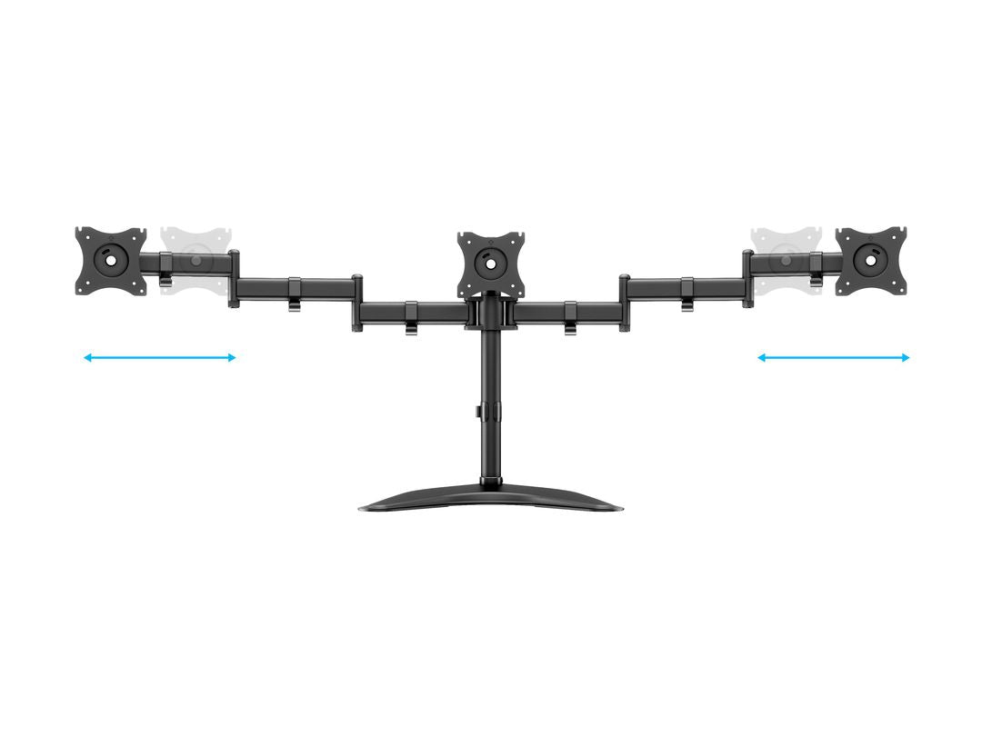 Multibrackets 3392 Flachbildschirm-Tischhalterung 68,6 cm (27") Tisch/Bank Schwarz