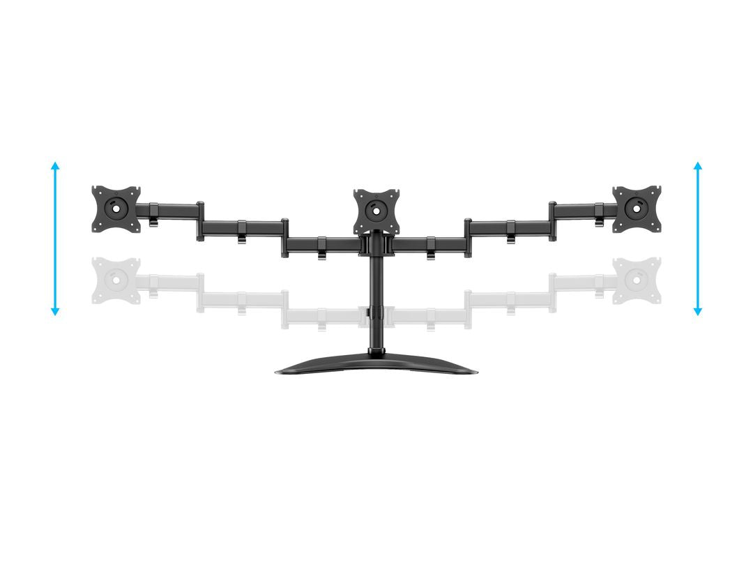 Multibrackets 3392 Flachbildschirm-Tischhalterung 68,6 cm (27") Tisch/Bank Schwarz
