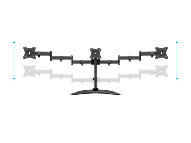 Multibrackets 3392 Flachbildschirm-Tischhalterung 68,6 cm (27") Tisch/Bank Schwarz