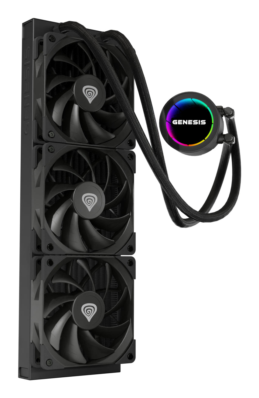 GENESIS NLG-2320 Computerkühlsystem Prozessor All-in-One-Flüssigkeitskühler Schwarz