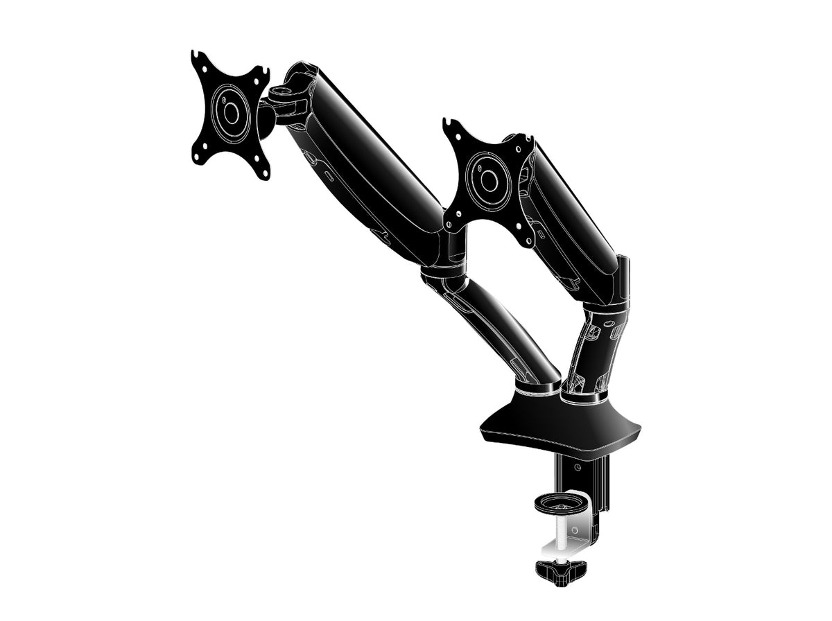 iiyama DS3002C-B1 Flachbildschirm-Tischhalterung 68,6 cm (27") Tisch/Bank Schwarz
