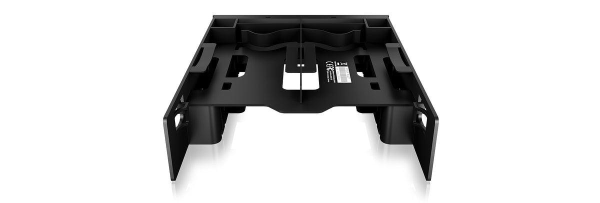 ICY BOX IB-5251, Festplatteneinbaurahmen, 2x 2,5" + 1x 3,5" HDD/SSDs in einem 5,25" Einbauschacht, mit Frontblende