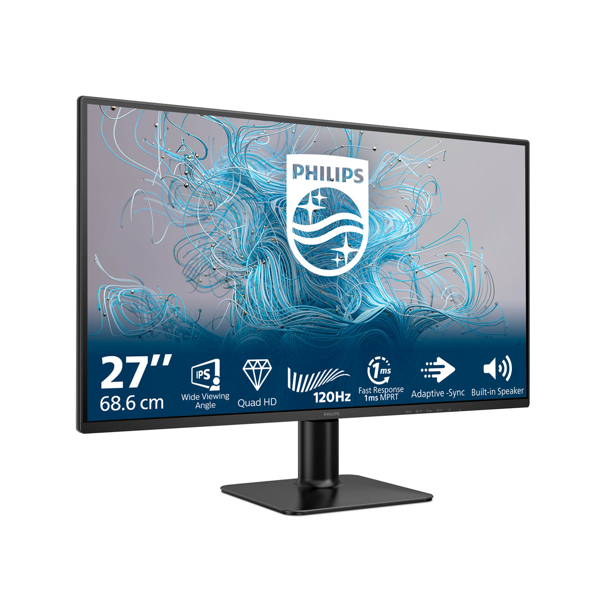 Philips 2000 series 27E2N2500/00 Computerbildschirm 68,6 cm (27") 2560 x 1440 Pixel Quad HD LCD Schwarz