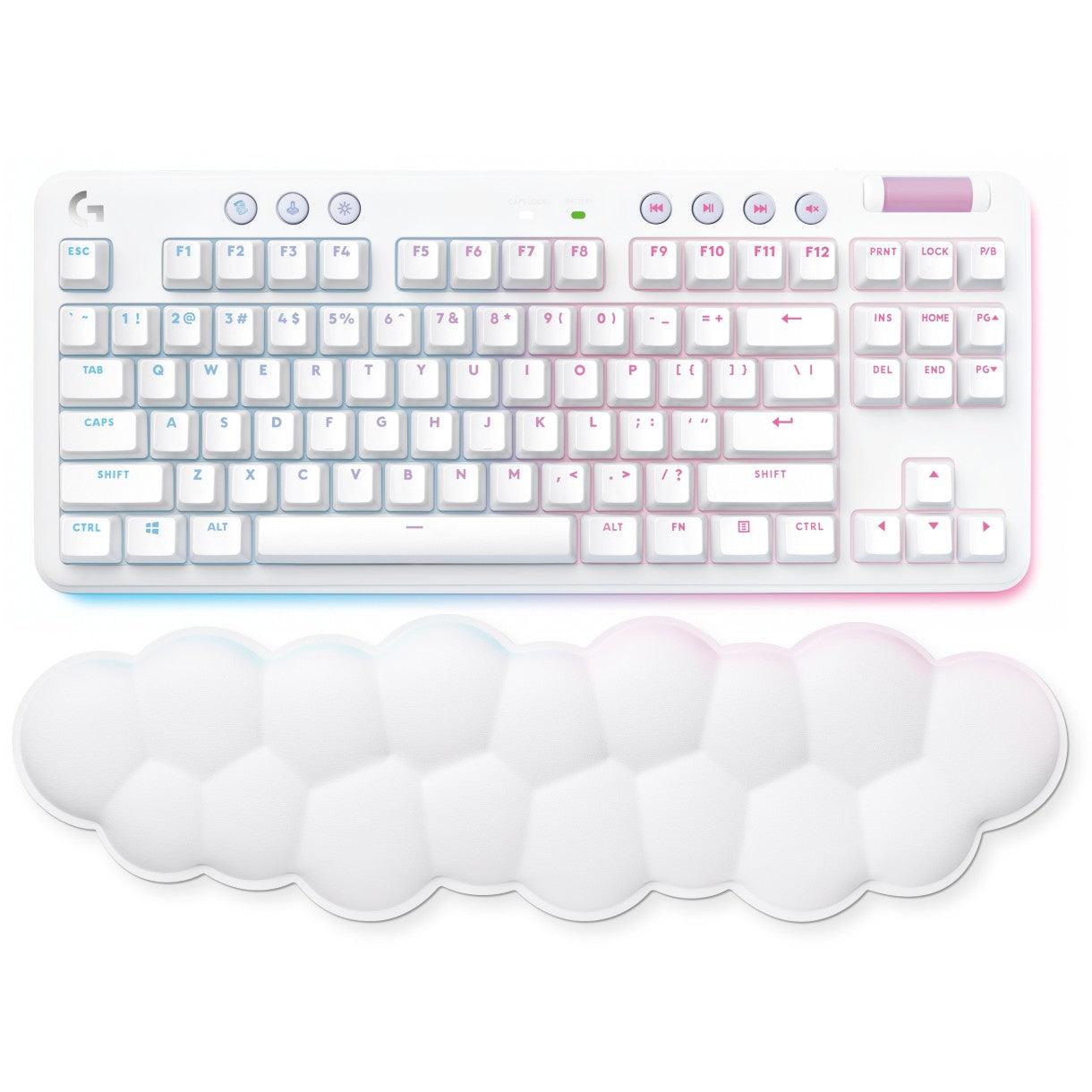 Logitech G715 Wireless Gaming Keyboard - OFF WHITE - (DEU) - CENTRAL