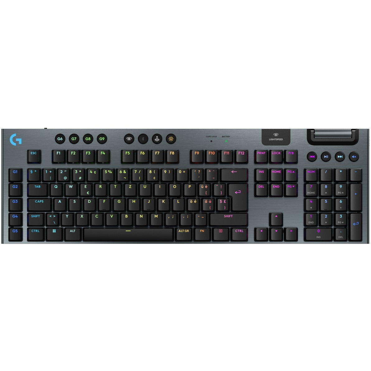 Logitech G915 X LIGHTSPEED Wireless Gaming Keyboard Black (CH)