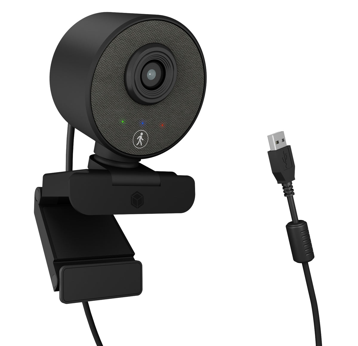ICY BOX IB-CAM501-HD Webcam 1920 x 1080 Pixel USB 2.0 Schwarz