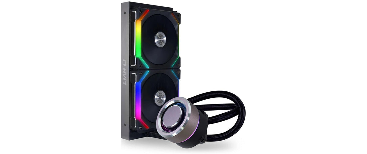 Lian Li GALAHAD Water 240mm RGB UNI FAN SL120 EDITION Blanc / Argent