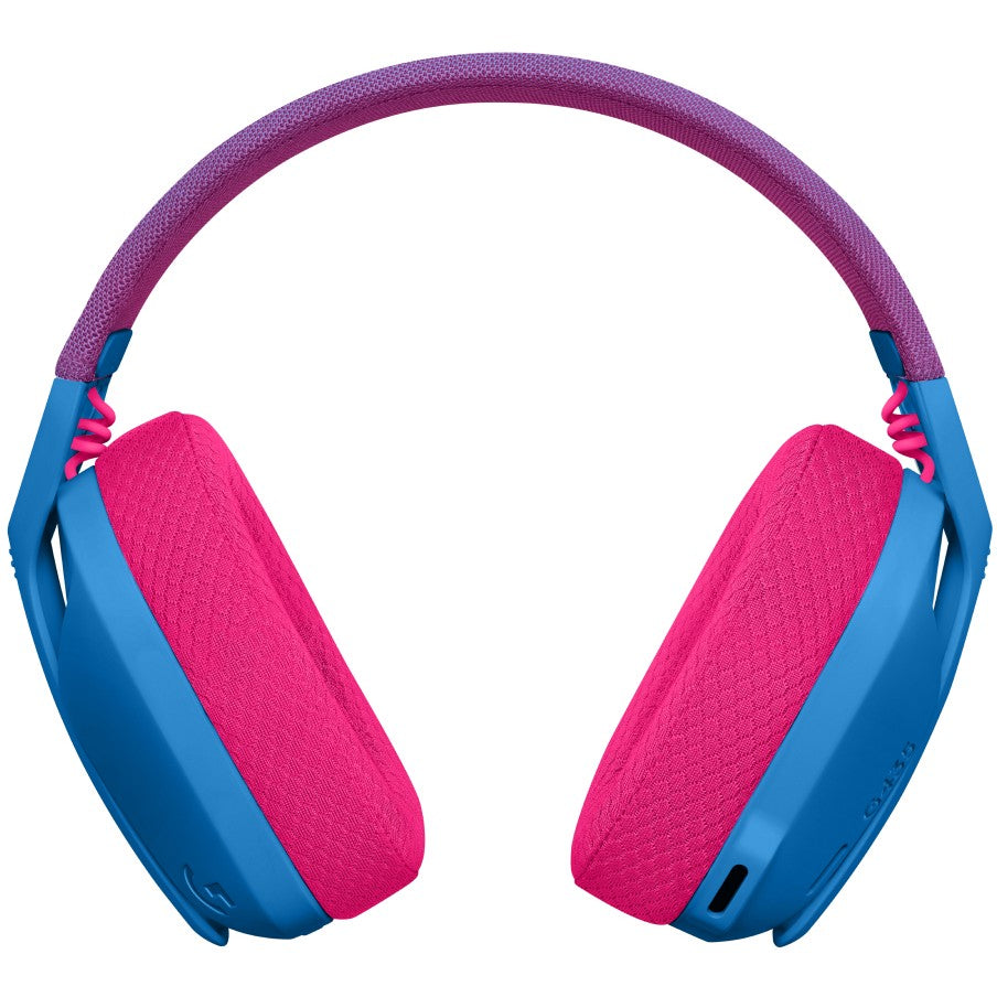LOGITECH Lightspeed G435 Headset full size Bluetooth / 2.4 GHz radio frequency wireless blue Discord Certified