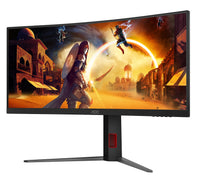 AOC G4 CU34G4/69 Computerbildschirm 86,4 cm (34") 3440 x 1440 Pixel Schwarz, Rot