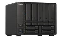 QNAP TS-H973AX NAS Tower Ryzen Embedded V1500B 32 GB DDR4 0 TB QuTS hero Schwarz